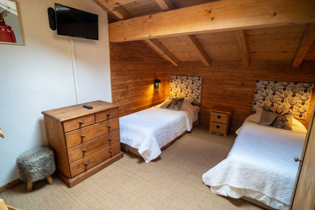Chalet Etoiles des Alpes, Chambre avec 4 lits simples, Châtel Portes du Soleil