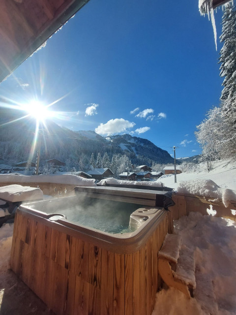 Chalet Etoiles des Alpes, Jacuzzi, Châtel Vue Montagne 74