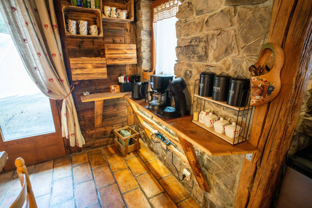 Chalet Etoiles des Alpes, Séjour avec coin café, Châtel