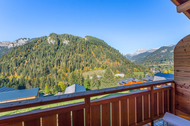 Chalet Etringa, Terrace with view, Châtel Snow 74