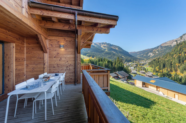 Chalet Etringa, Terrace with view, Châtel 74