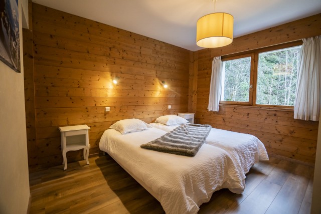 Chalet Fifine Chambre lit double Châtel  Portes du Soleil