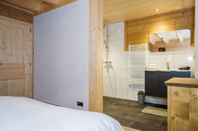 Chalet Haute-Cime, Bedroom with shower, Chalet