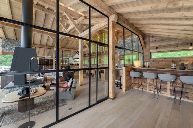 Chalet IKARIA 17 personnes Bar Châtel haute-savoie