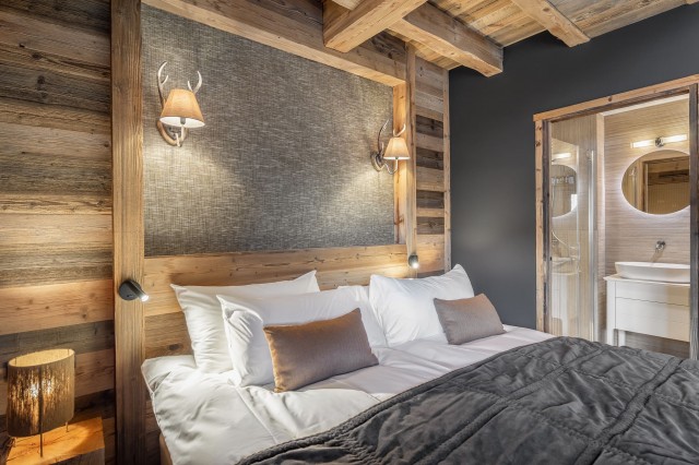 Chalet IKARIA 17 personnes Chambre Châtel hébergement