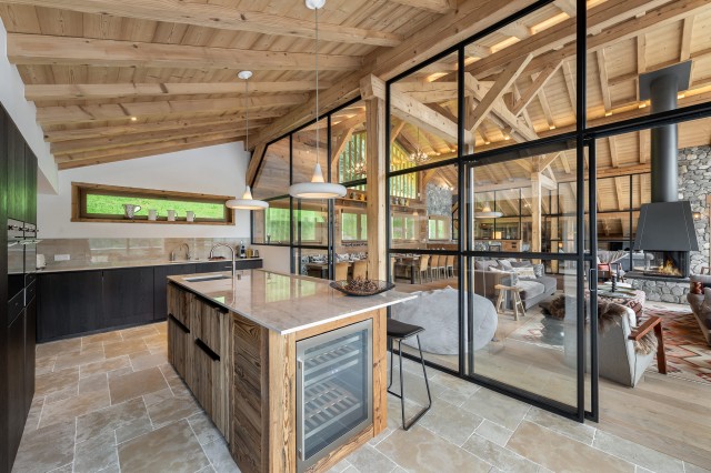 Chalet IKARIA 17 personnes Cuisine Châtel Haute-savoie