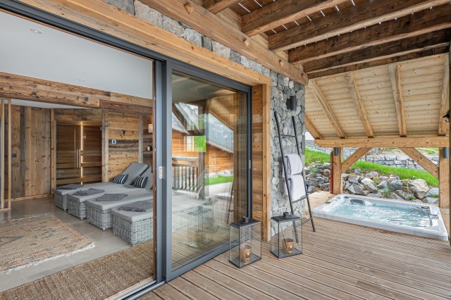 Chalet IKARIA 17 personnes Salle de repos Châtel été