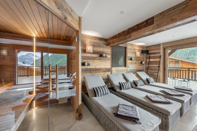 Chalet IKARIA 17 personnes Salle de repos Châtel montagne