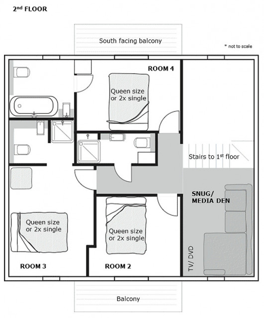 Chalet Isobel, floor plan, Châtel Vallée d'Abondance