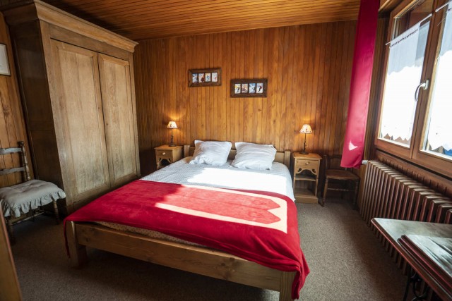 Chalet Jacrose Chambre lit double Châtel 