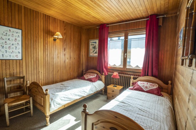 Chalet Jacrose Chambre lits simples Châtel