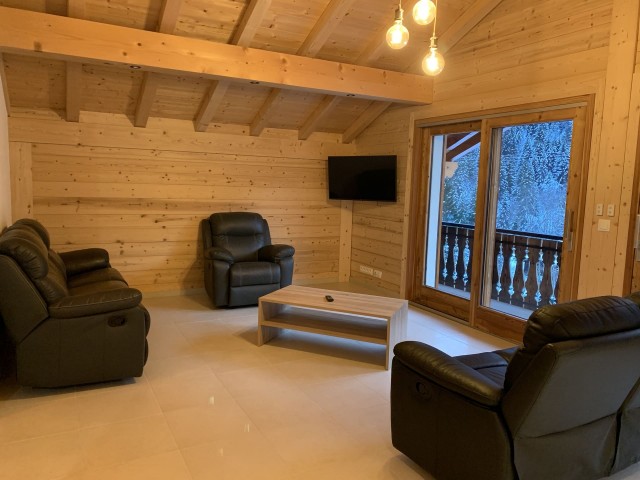 Chalet l'echo du morclan, Salon, Châtel
