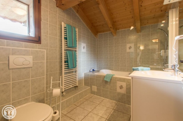 Chalet L'Orée du lac, Shower room for bedroom 5, Chatel, Powder snow