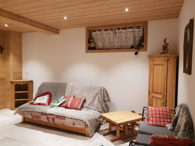 Chalet la Calèche, Chambre avec canapé convertible, Châtel Snowboard