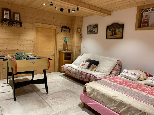 Chalet La Calèche, Chambre lit double + convertible, Châtel Montagnes