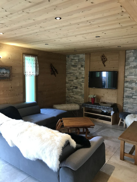 Chalet la Calèche, Salon, Châtel Chalet Savoyard