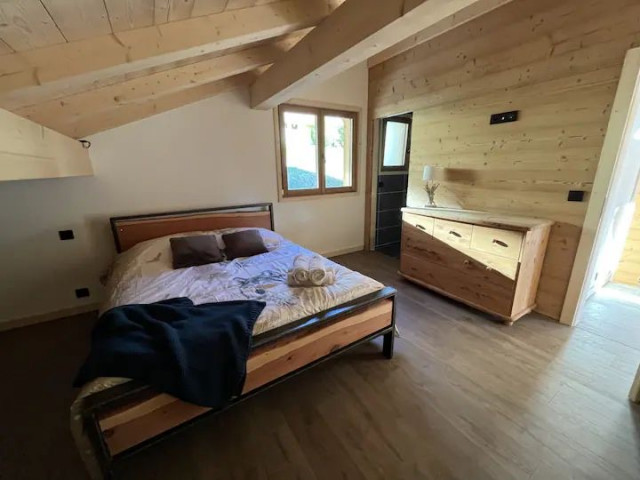 Chalet La Corniche 15 people Châtel, Bedroom 1 double bed, Skiing area Alps