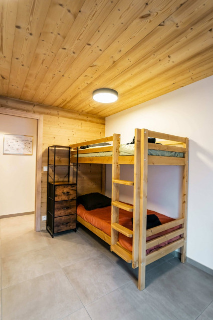 Chalet La Ferme de Delphine & François, chambre, Châtel Les Portes du Soleil vacances ski neige