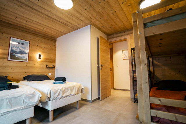 Chalet La Ferme de Delphine & François, chambre, Châtel Tourisme