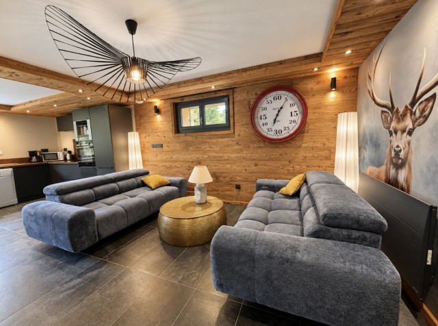 Chalet La Plane, living room, Châtel, Les Portes du Soleil