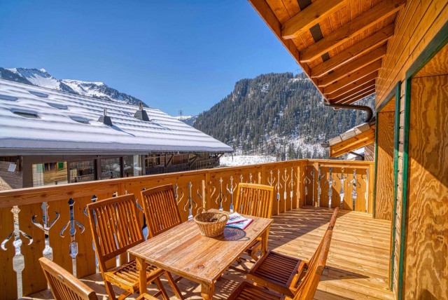 chalet la Savoyarde extérieur Châtel neige ski