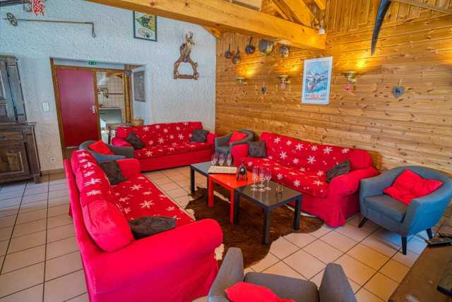 chalet La Savoyarde, Living room, Châtel Ski rental