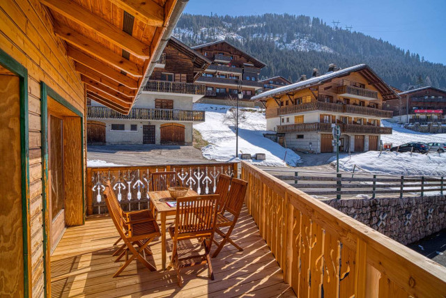 chalet la Savoyarde, Terrasse, Châtel Village 74