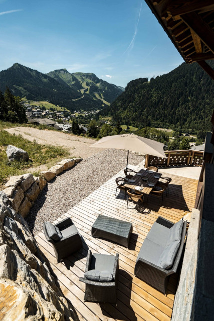 Chalet Laurentine, terrasse montagne, Châtel Tourisme 74390