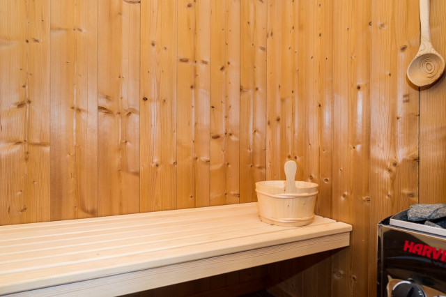 Chalet Le Bois Brulé, Châtel, sauna dans la salle de sport