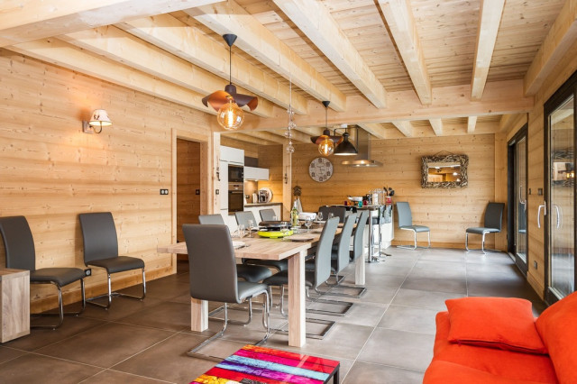 Chalet Le Bois Brulé, salle à manger, Châtel Vallée d'Abondance
