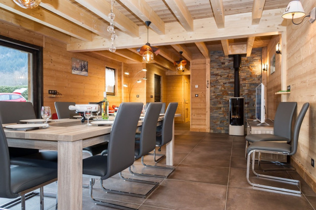Chalet Le Bois Brulé, salle à manger, Châtel Vallée d'Abondance