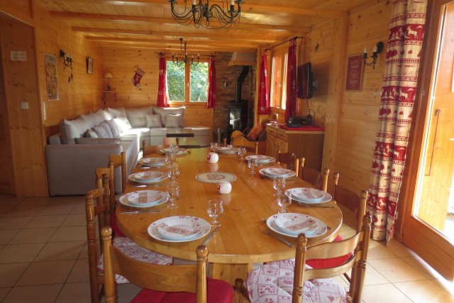 Chalet Le Cerf Séjour Châtel