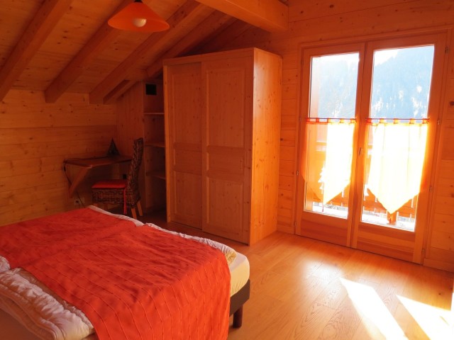 Chalet Le Cerf Séjour Châtel Chambre