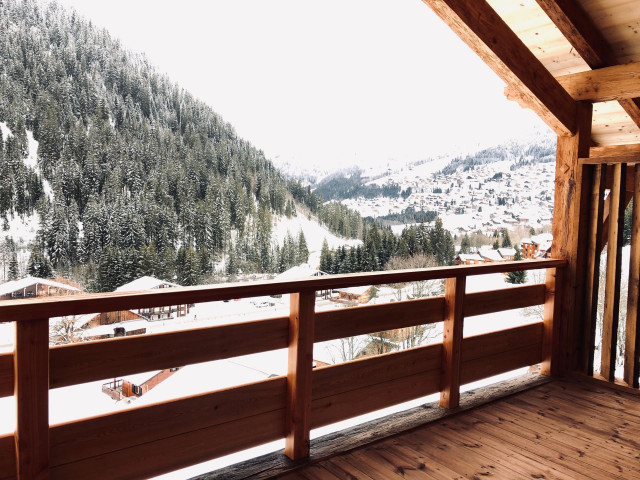 Chalet le Mille Cent, 12 personnes, vue sur Châtel, Portes du Soleil