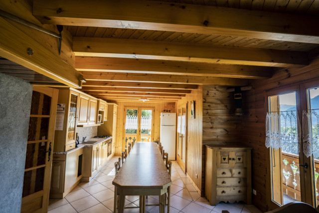 Chalet Le Muverant, Cuisine et salle à manger, Châtel Haute-Savoie