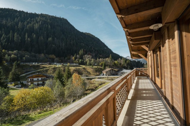 Chalet Le Noisetier Vue de la chambre Châtel