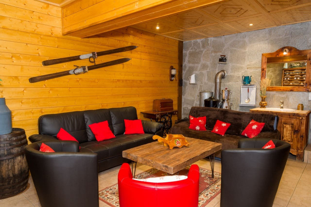 Chalet Le Petit Cornillon, Living room, Châtel 74