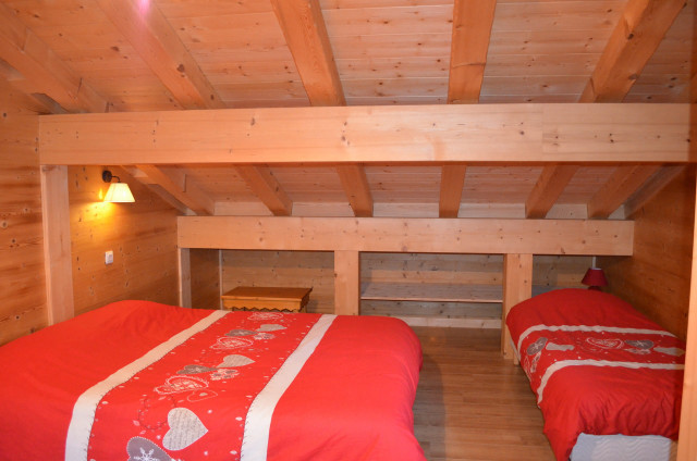 Chalet Le Ramoneur Savoyard, Chambre 3 lit simples dont 2 pouvant former 1 double, Châtel Neige