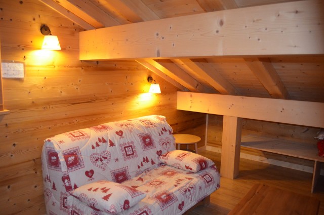 Chalet le ramoneur savoyard, Mezzanine, Châtel Alpes du nord