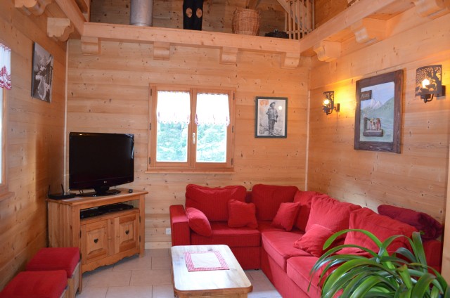 Chalet le ramoneur savoyard, Salon, Châtel