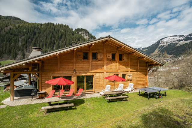 Chalet le Refuge, le chalet en été, Châtel Portes du Soleil