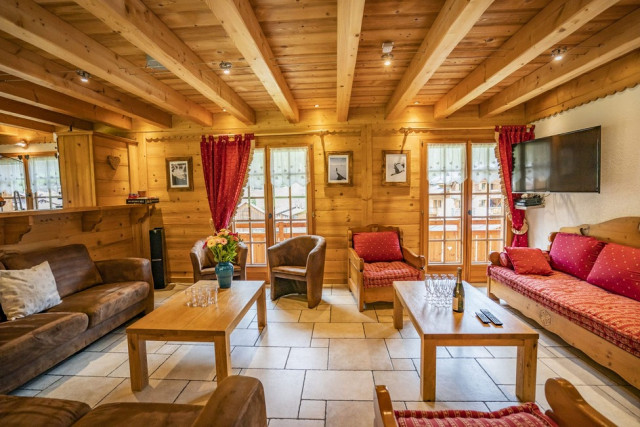 Chalet le Refuge, living room, Châtel Les Portes du Soleil