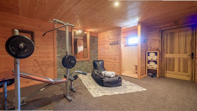 Chalet le Savoyard, 12 personnes, Châtel, Petit Châtel, salle de sport