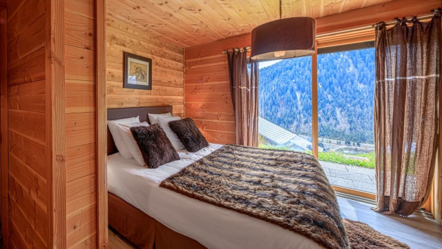 Chalet le Savoyard, Chambre double, Châtel Location de ski