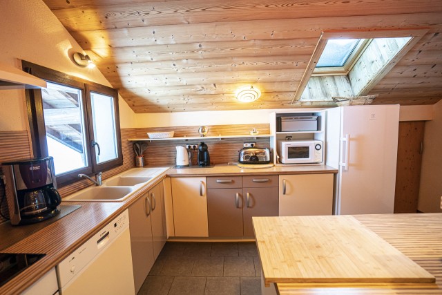 Chalet le Val d'Or, Appt n°2, Cuisine, Châtel