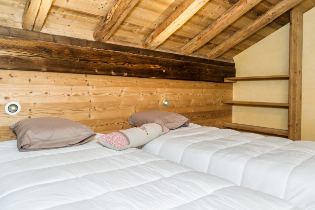 Chalet les Bucherons, Chambre sur la mezzanine, Châtel Domaine skiable