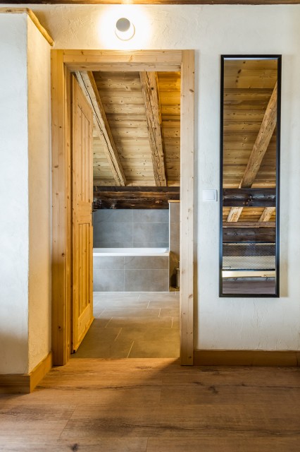 Chalet les Bucherons, Salle de bain sur la mezzanine, Châtel Haute Savoie