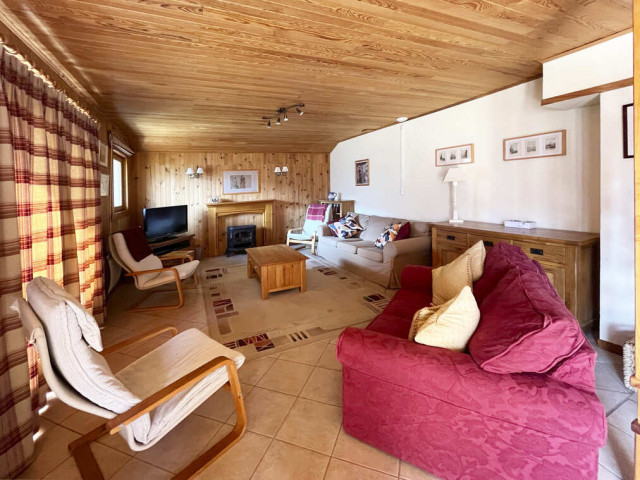 Chalet les Carlines, Top, Living room, Chatel Tourism