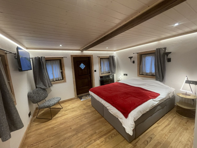 Chalet les cîmes enneigées, 4 personnes, Chambre, Châtel hiver