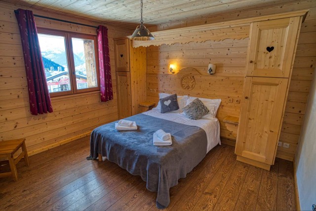 chalet les deux vallées bedroom Châtel Haute-Savoie